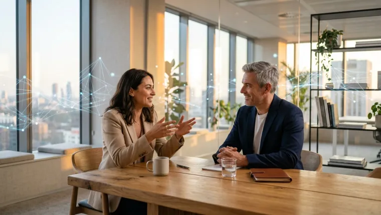 AI in the Room is changing the routine parts of consulting work. It is not changing how we handle clients.